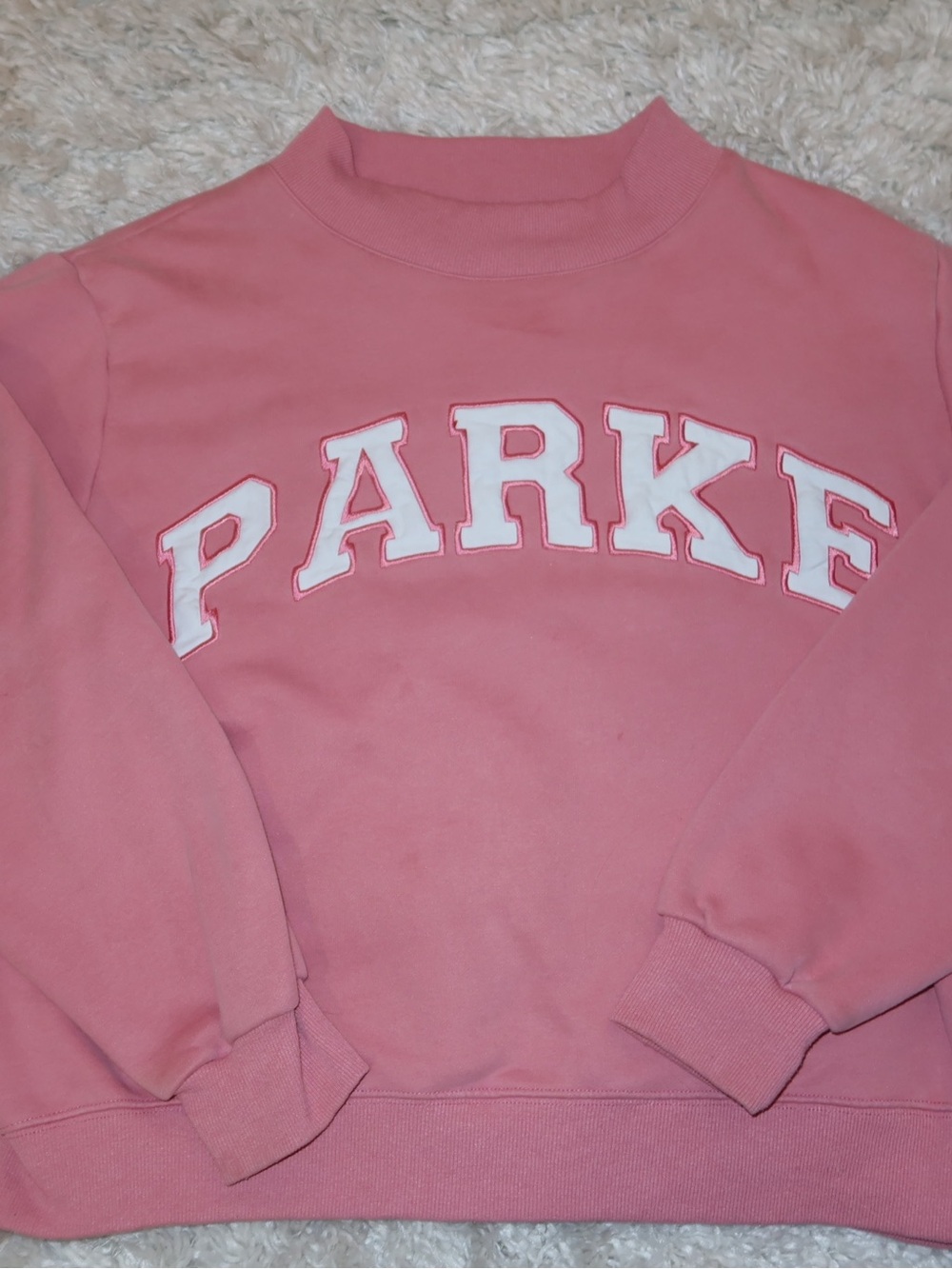 Parker Women's Pink Crewneck Sweatshirt - Classic Pullover